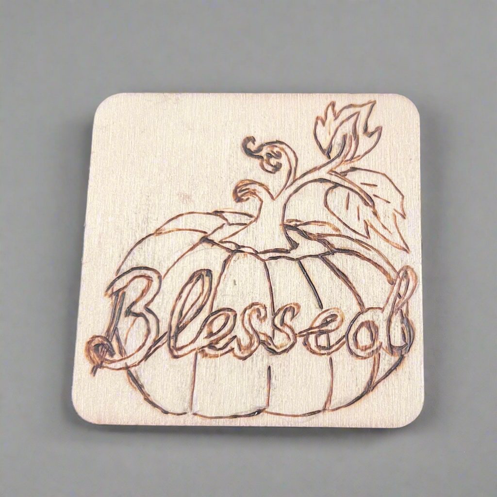"Autumn Blessings" Coaster