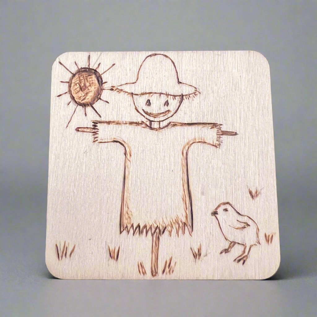 "Scarecrow Sunshine" Coaster