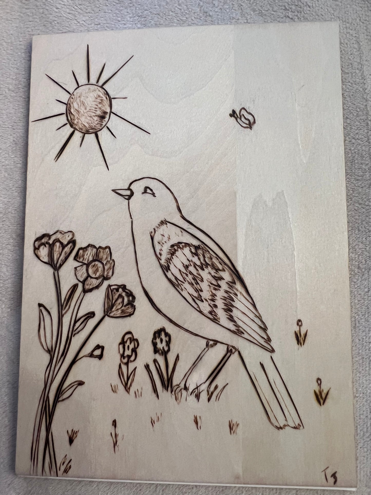 Handcrafted Real Wood Greeting Cards