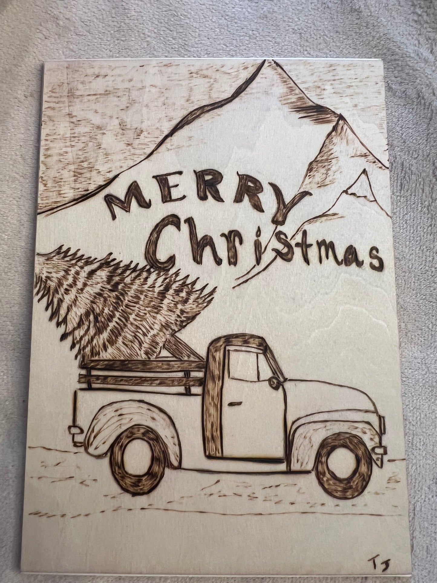Handcrafted Real Wood Greeting Cards