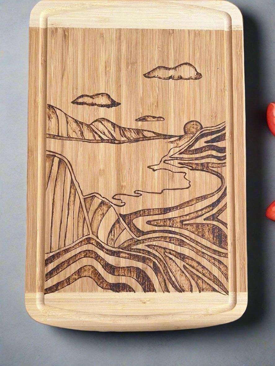 "Valley Serenity" Cutting Board