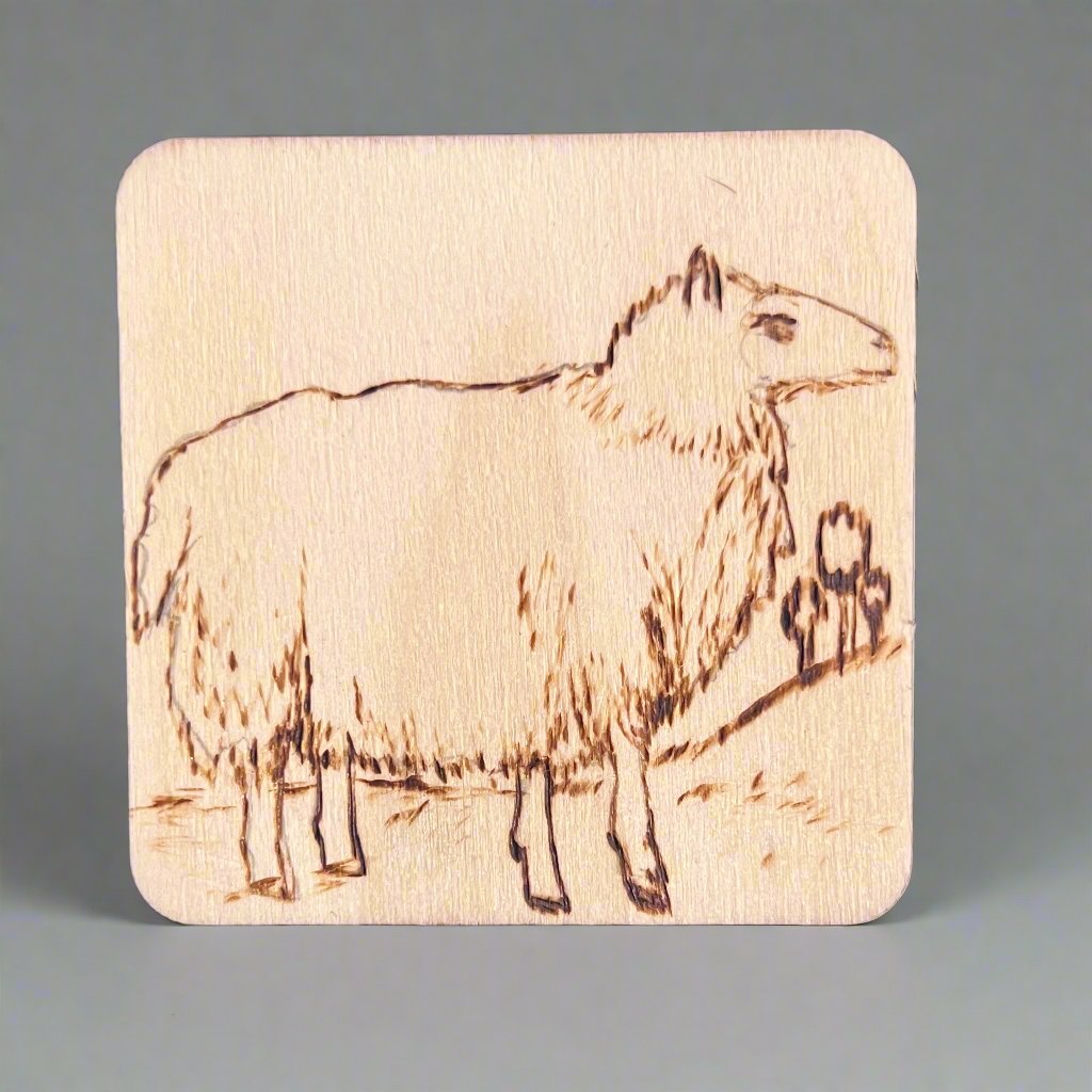 "Woolly Wanderer" Coaster