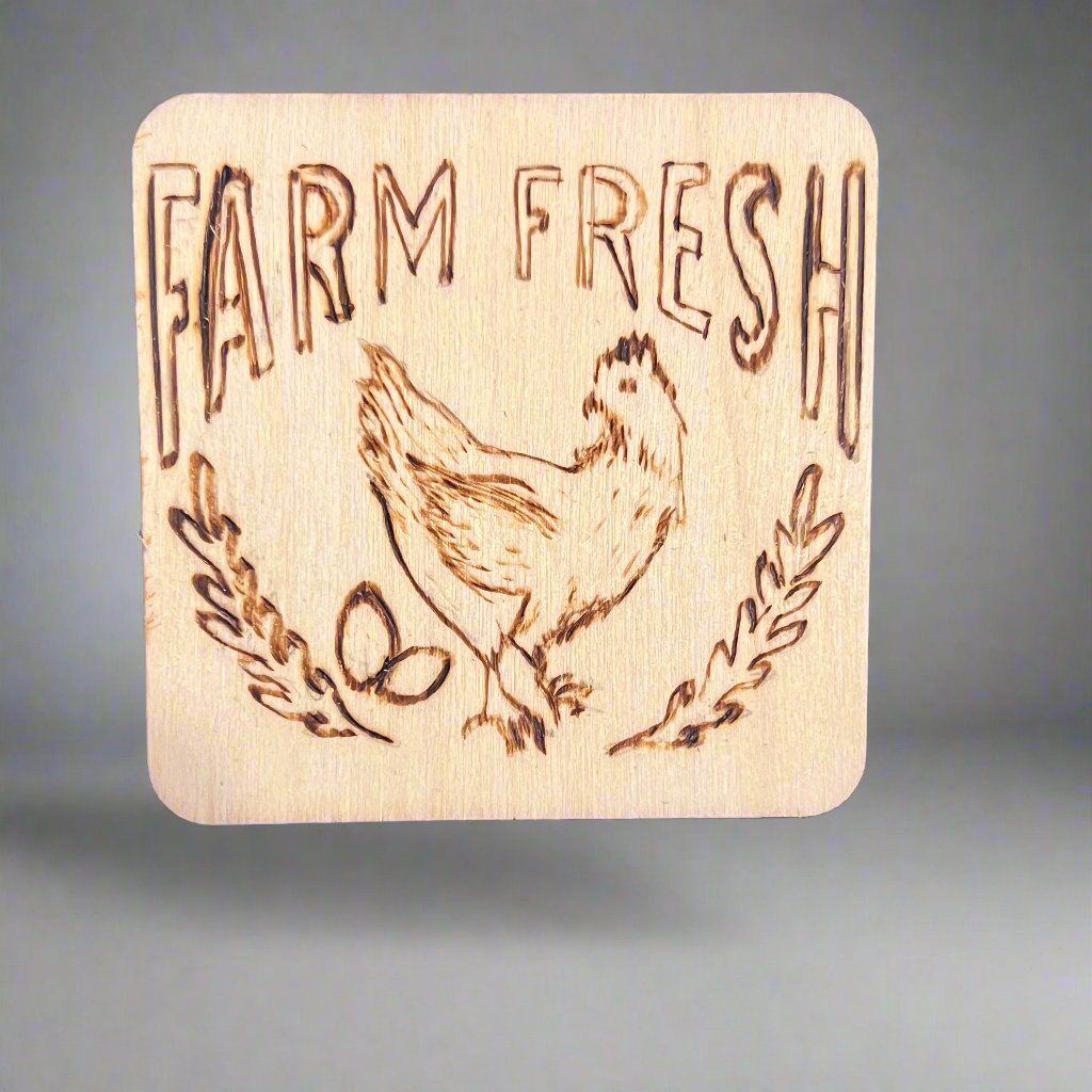 "Farm Fresh Morning" Coaster