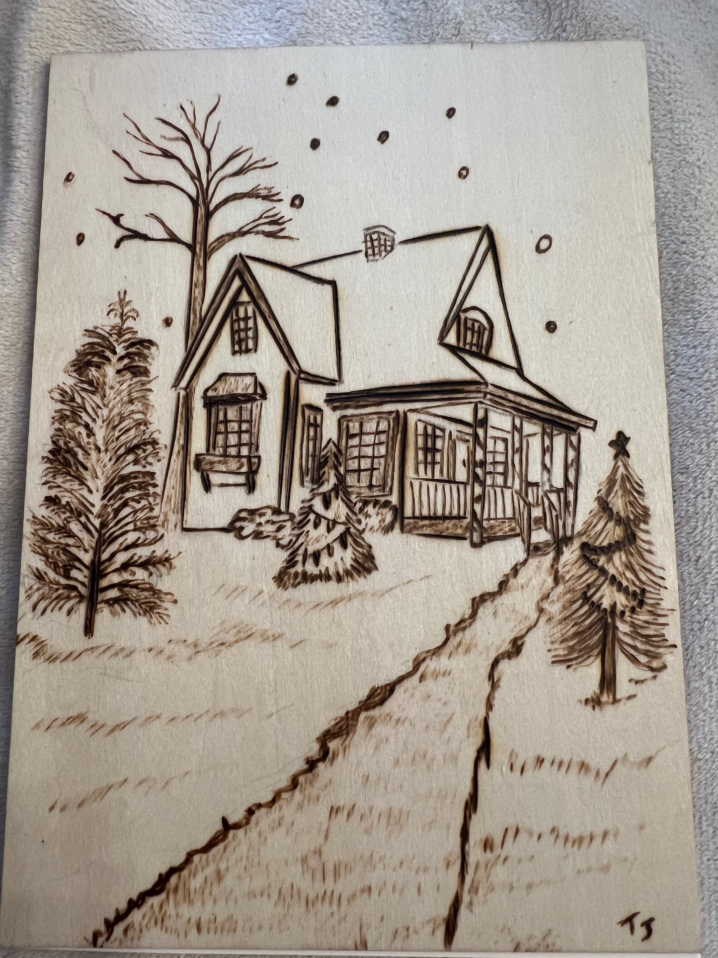 Handcrafted Real Wood Greeting Cards