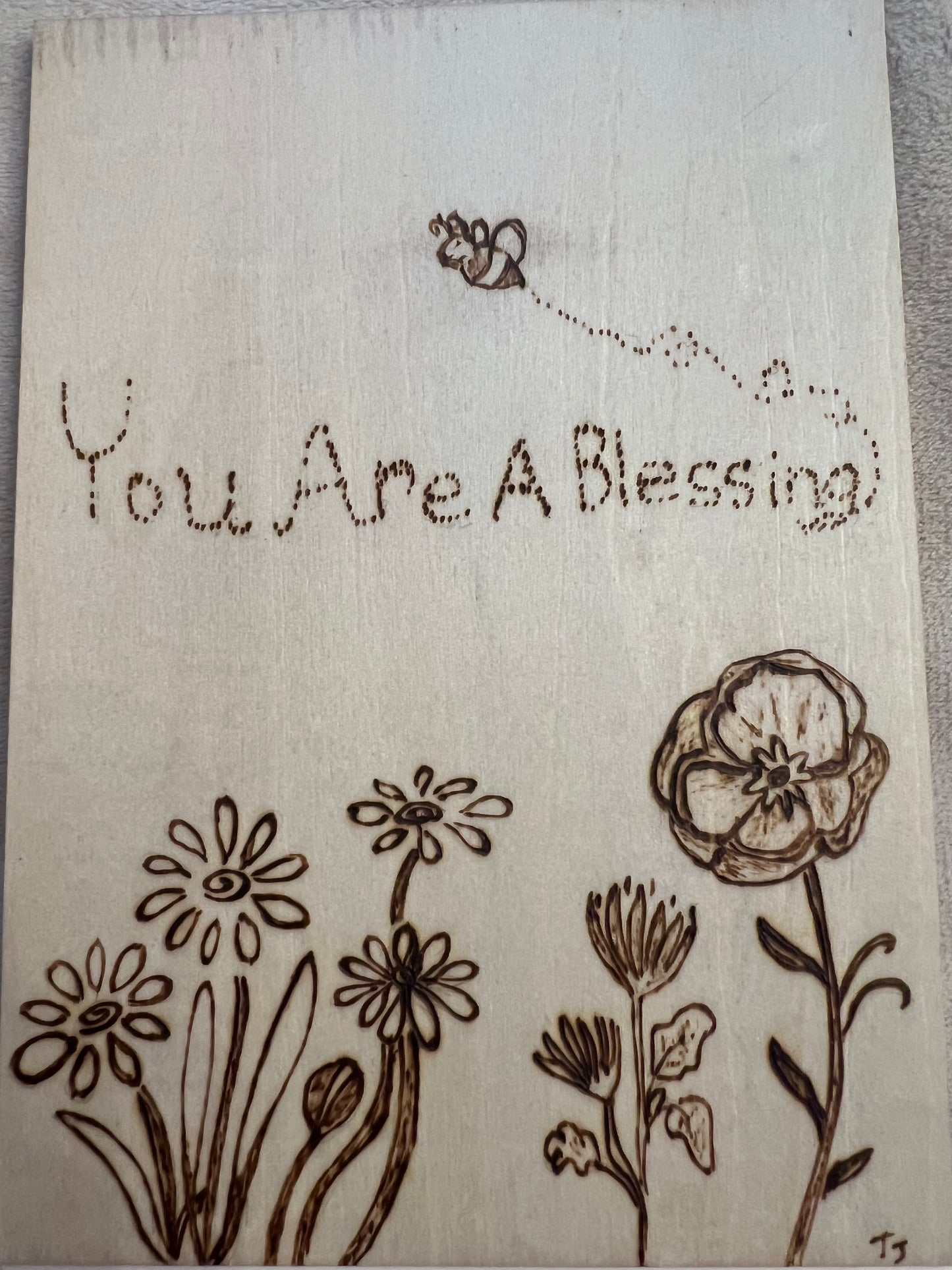 Handcrafted Real Wood Greeting Cards
