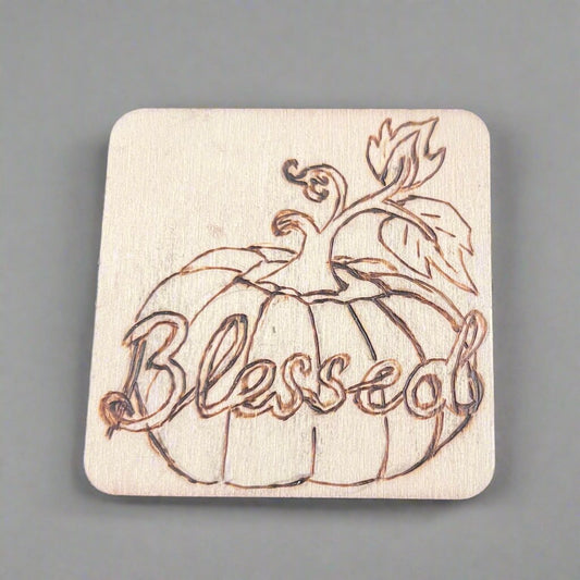 "Autumn Blessings" Coaster